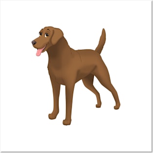 Chesapeake Bay Retriever Dog Posters and Art